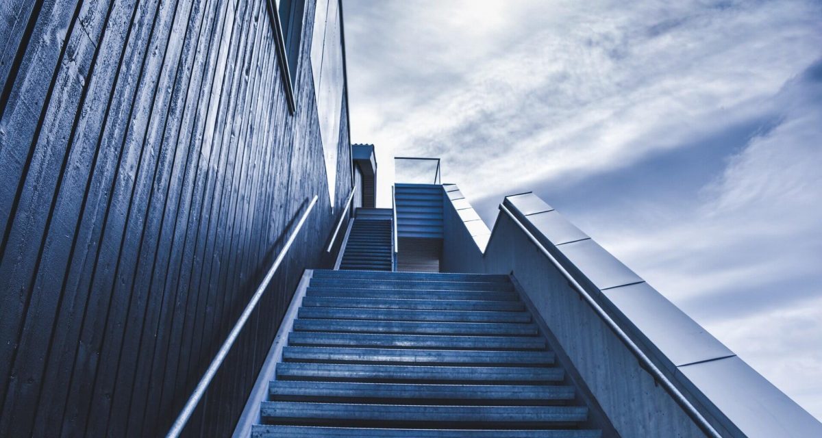 Stairway to the sky implies business growth