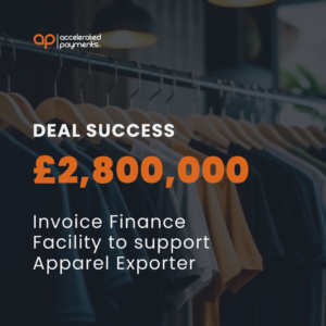 Invoice Finance supports Apparel Exporter